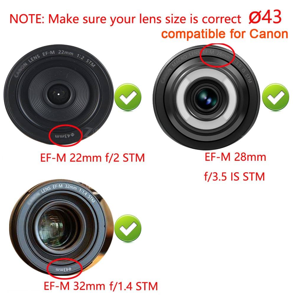 Canon EF-M 22mm レンズ　※ケース付き Canon EF-M 22mm f/2 STM Lens (Silver) 9808B002 B&H Photo Video